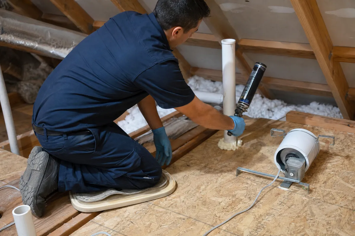 Attic Air Sealing