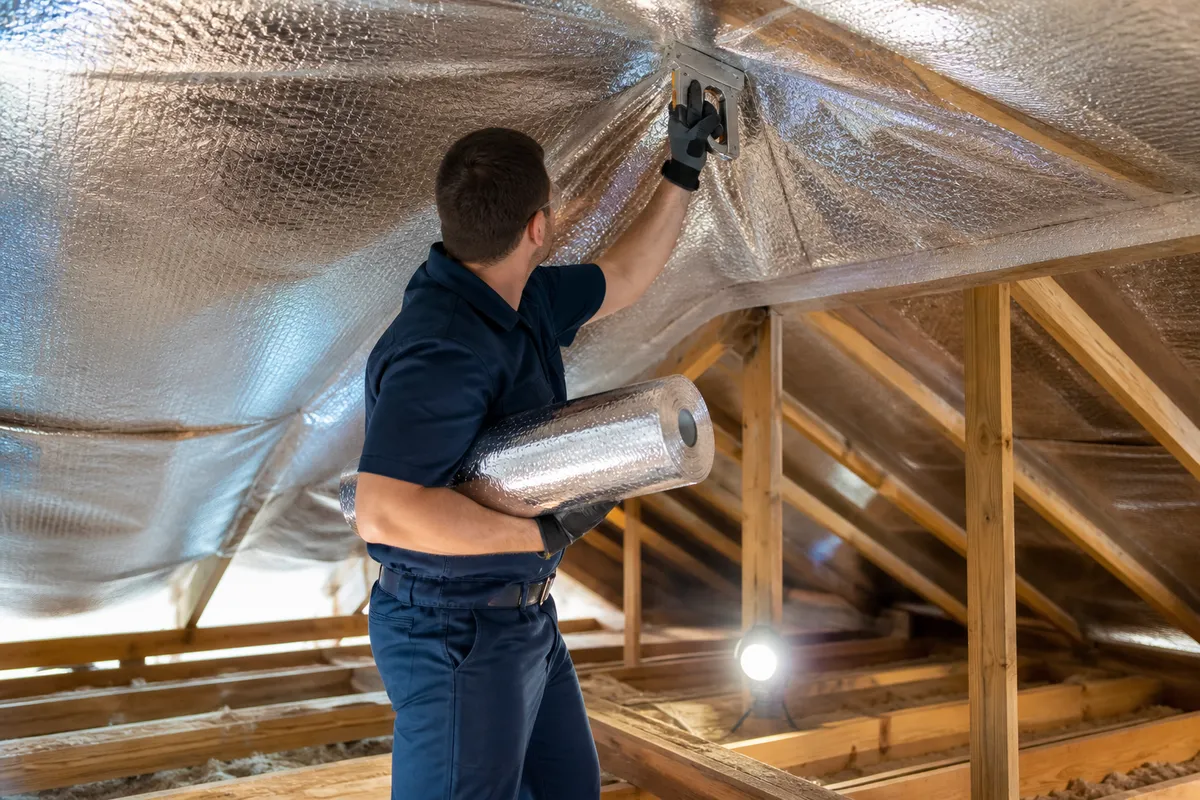 Radiant Barrier Installation